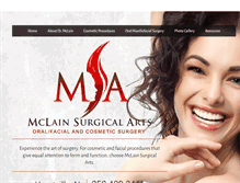 Tablet Screenshot of mclainsurgicalarts.com